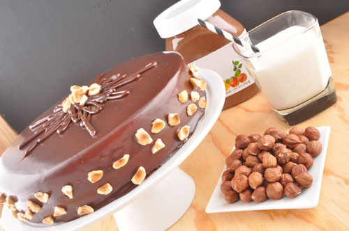 Pastel de Nutella